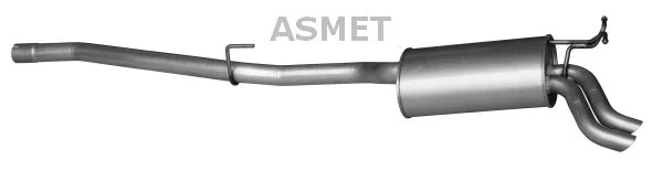 Zadnji dušilec zvoka ASMET 01.075