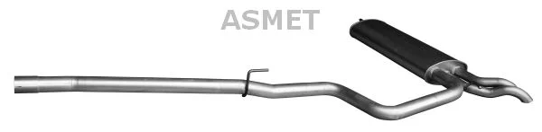 Zadnji dušilec zvoka ASMET 01.077