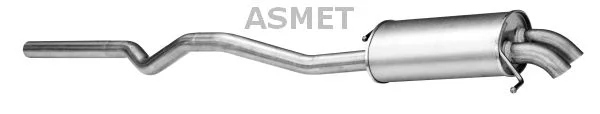 Zadnji dušilec zvoka ASMET 04.109