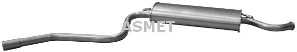 Zadnji dušilec zvoka ASMET 16.019