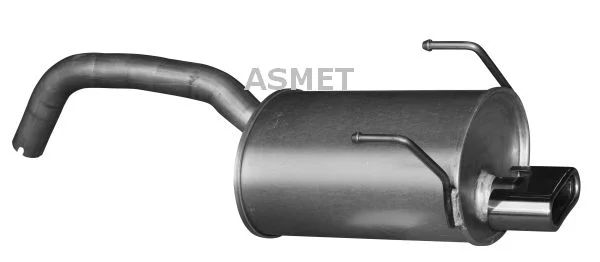 Zadnji dušilec zvoka ASMET 16.091