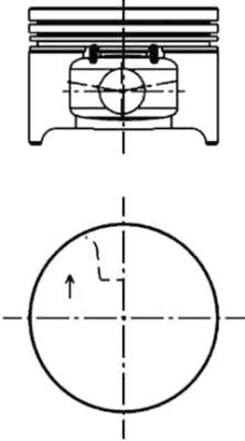 Piston KOLBENSCHMIDT 40277620