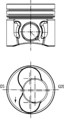 Piston KOLBENSCHMIDT 40421600