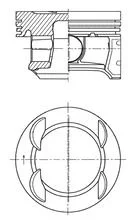 Piston KOLBENSCHMIDT 41007600