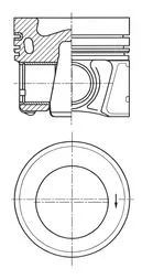 Piston KOLBENSCHMIDT 41270600