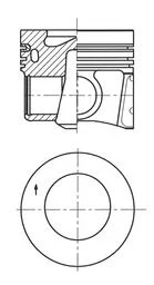 Piston KOLBENSCHMIDT 41708600