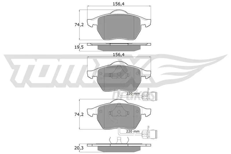 402 TOMEX Brakes TX 10-941