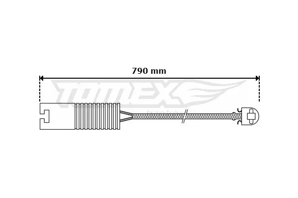 Opozorilo Kontakt, obraba zavornih ploščic TOMEX Brakes TX 30-30