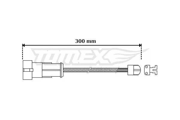 Opozorilo Kontakt, obraba zavornih ploščic TOMEX Brakes TX 30-53