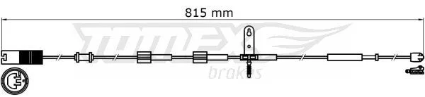 Warning Contact, brake pad wear TOMEX Brakes TX 31-37
