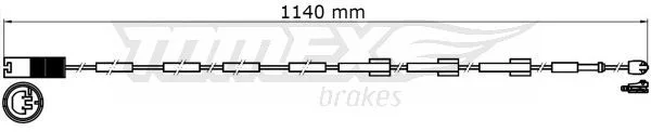 Warning Contact, brake pad wear TOMEX Brakes TX 31-38