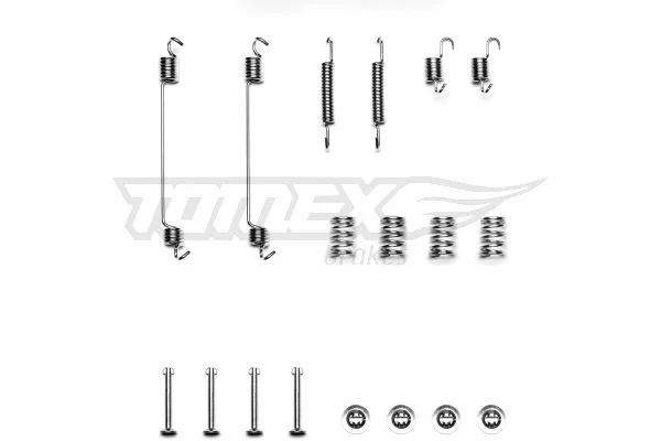 Komplet dodatne opreme, zavorne čeljusti TOMEX Brakes TX 40-08