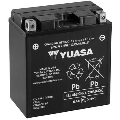 Zagonska baterija YUASA YTX20CH-BS