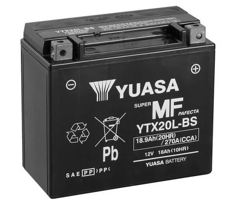 Starter Battery YUASA YTX20L-BS