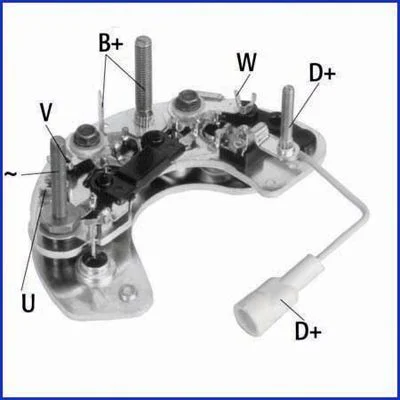 Rectifier, alternator HITACHI 139632