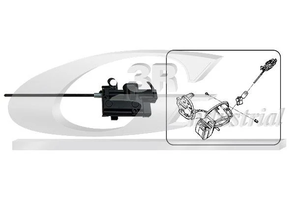 Actuator, central locking system 3RG 12602