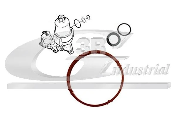 Gasket Set, intake manifold 3RG 86279