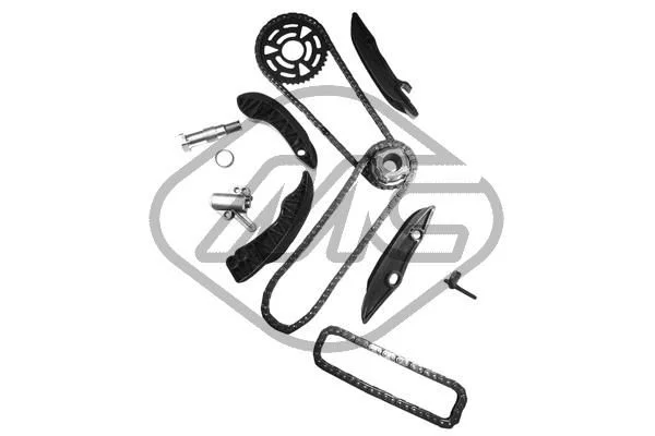 Komplet zobate verige Metalcaucho 05789