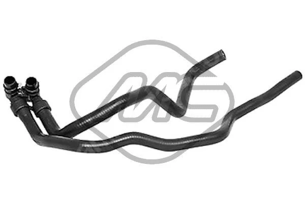 Hose, heat exchanger (heating) Metalcaucho 08535