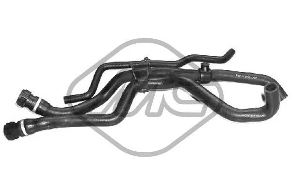Hose, heat exchanger (heating) Metalcaucho 08722