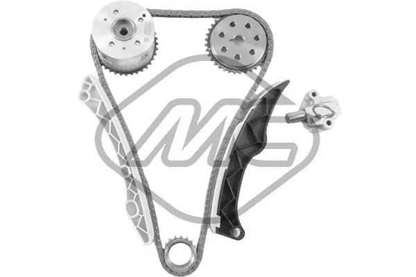 Komplet zobate verige Metalcaucho 51377