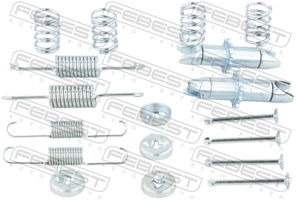 Komplet dodatne opreme, čeljusti parkirne zavore FEBEST 0104-GRJ200R-KIT