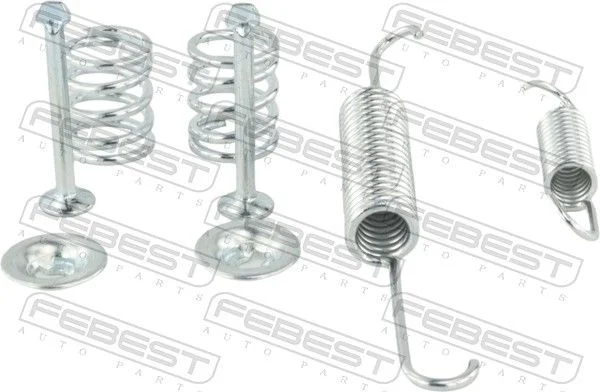 Komplet dodatne opreme, čeljusti parkirne zavore FEBEST 1004-K2UCR-KIT
