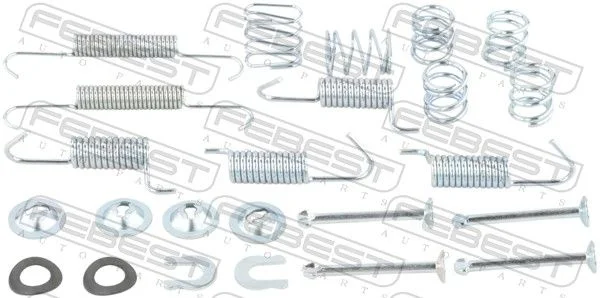 Accessory Kit, parking brake shoes FEBEST 2504-4007R-KIT