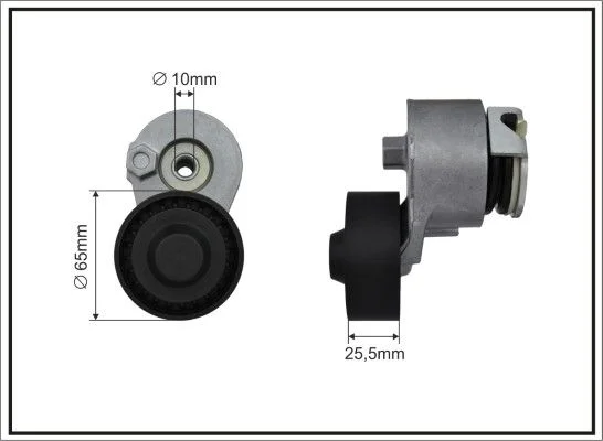 Tensioner Lever, V-ribbed belt CAFFARO 100596SP
