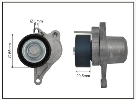 Napenjalni vzvod, V-rebrasti jermen CAFFARO 132399SP
