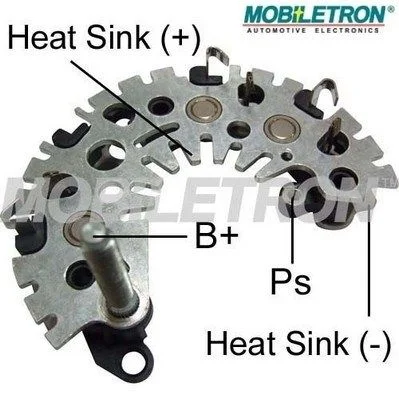 Rectifier, alternator MOBILETRON RI-34