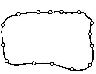 Gasket, oil sump BGA OP0309