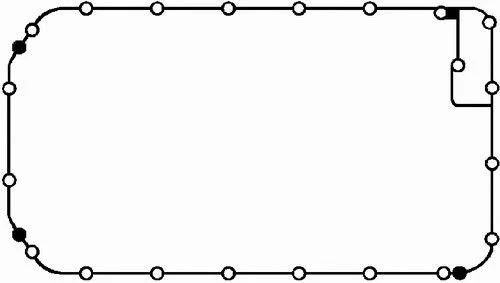 Gasket, oil sump BGA OP9323