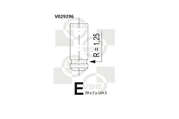 Exhaust Valve BGA V029296
