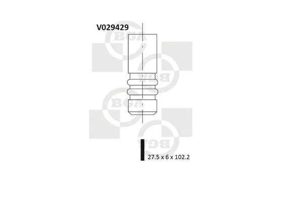Izpušni ventil BGA V029429