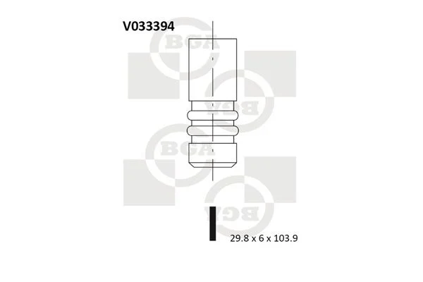 Izpušni ventil BGA V033394