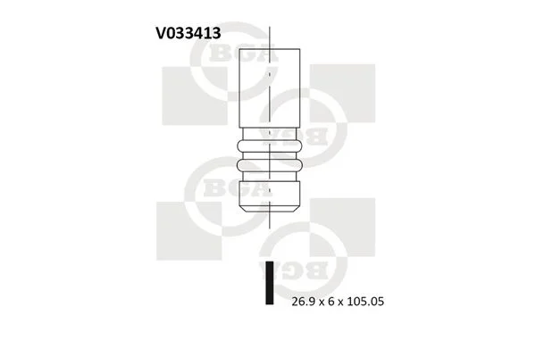 Sesalni ventil BGA V033413