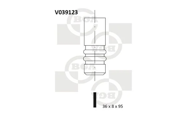 Sesalni ventil BGA V039123