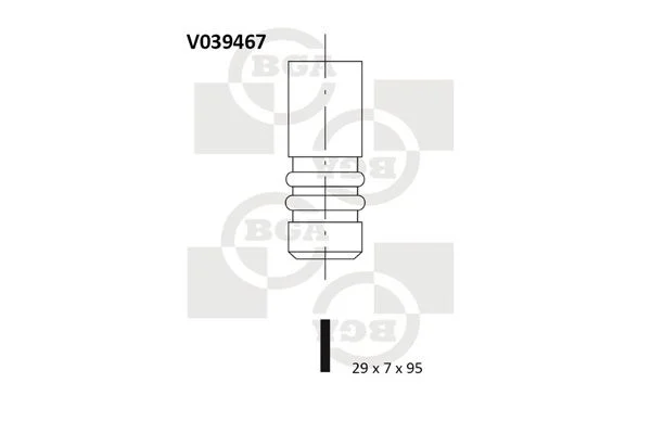 Izpušni ventil BGA V039467
