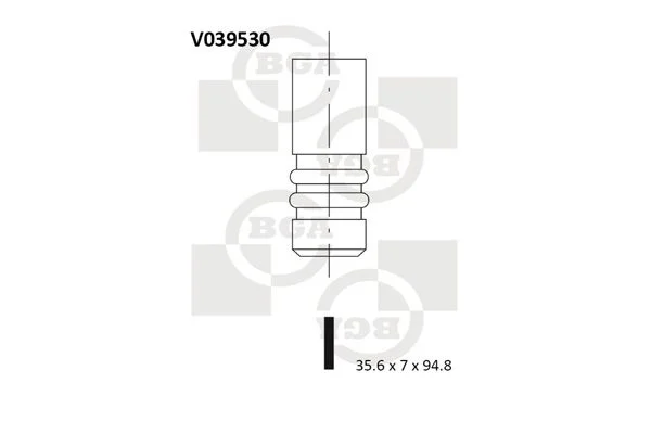 Sesalni ventil BGA V039530
