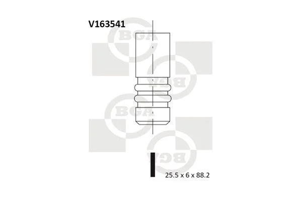 Exhaust Valve BGA V163541
