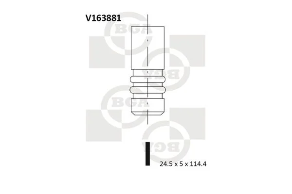 Exhaust Valve BGA V163881
