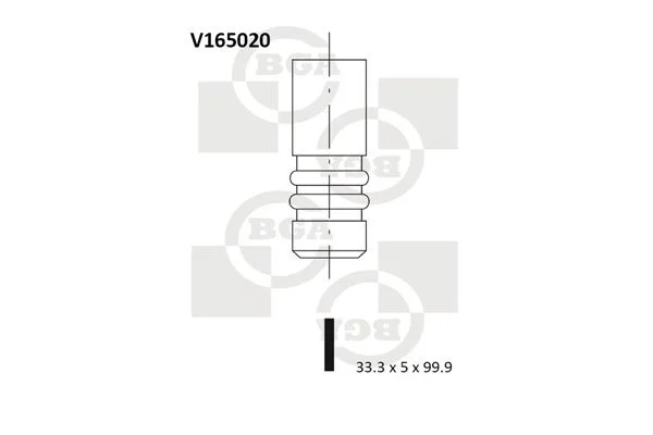 Sesalni ventil BGA V165020