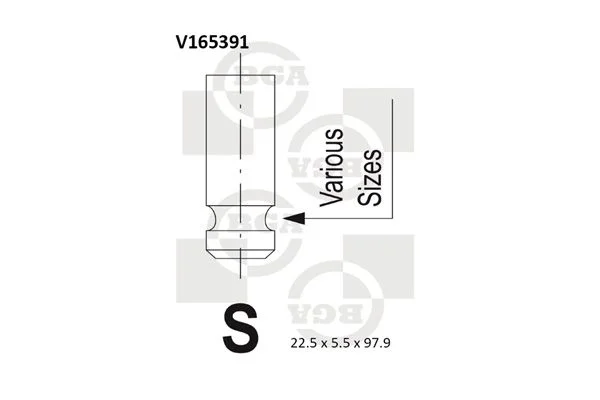 Izpušni ventil BGA V165391