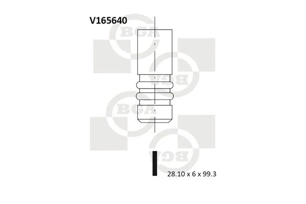 Intake Valve BGA V165640