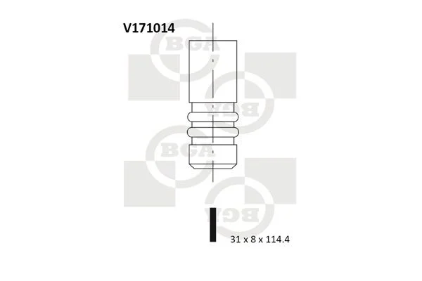 Izpušni ventil BGA V171014