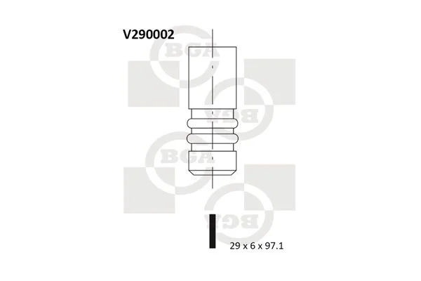 Sesalni ventil BGA V290002