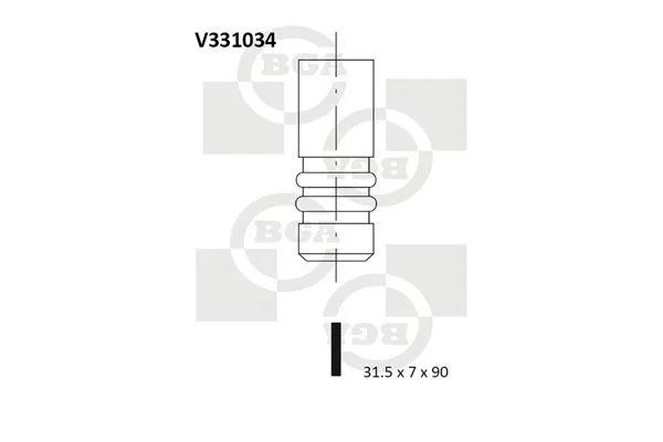 Izpušni ventil BGA V331034