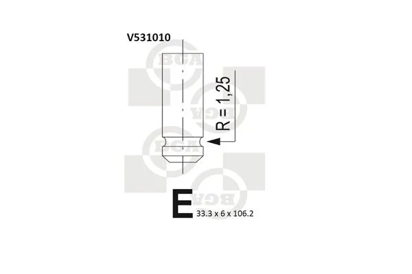 Sesalni ventil BGA V531010