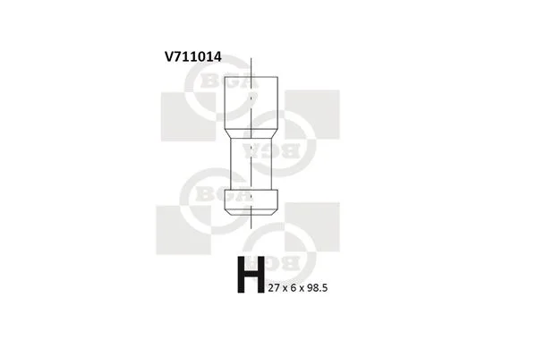 Exhaust Valve BGA V711014